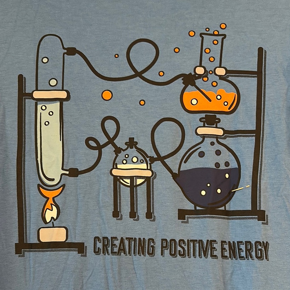 Falls Creek Blue Cartoon Graphic Short Sleeve Tee - Picture 6 of 7